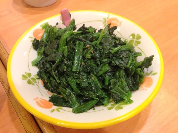 ほうれん草のソテー