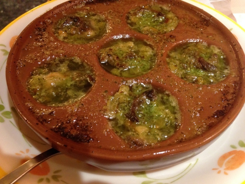 エスカルゴのオーブン焼き