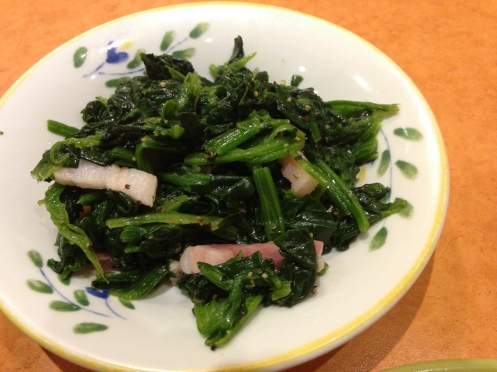 ほうれん草のソテー